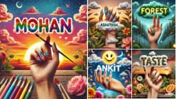 Floral and Nature-Inspired Name Art Prompts 2025 – Bing Image Creator