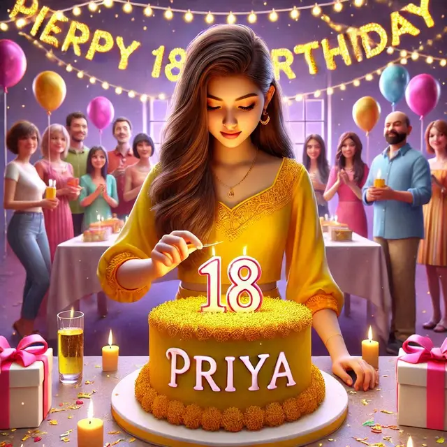 Girl Birthday Art
