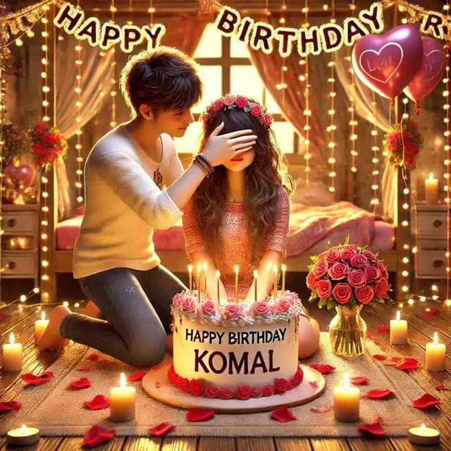 Couple Girl Birthday Art