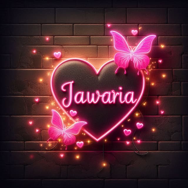 Neon Heart Glow Design