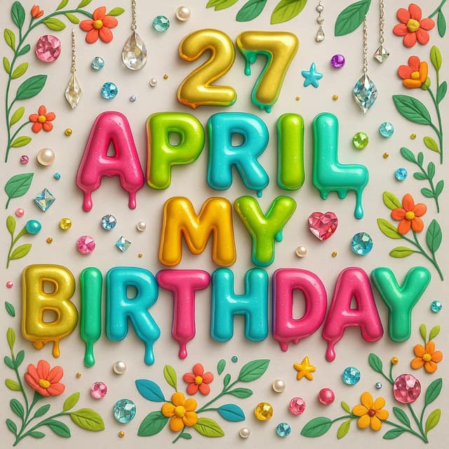 Colorful Birthday Art