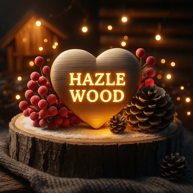Wooden Table Love Light