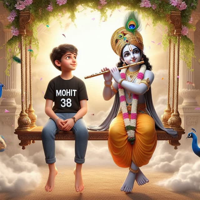 Boy krishna 3d Art