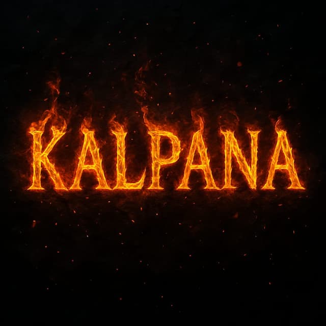 Text in fiery/flame style