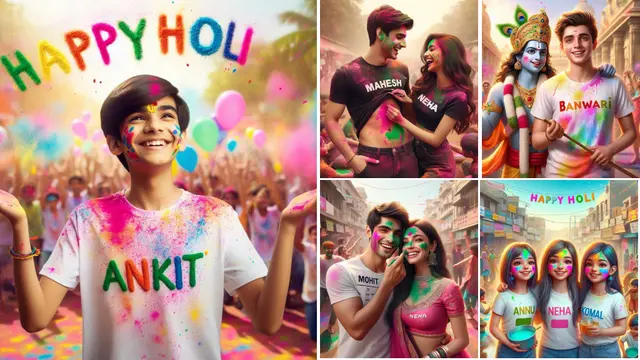 Happy Holi Ai Photo Generator free