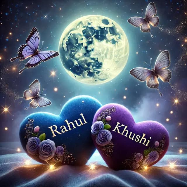 Couple Love Name Art