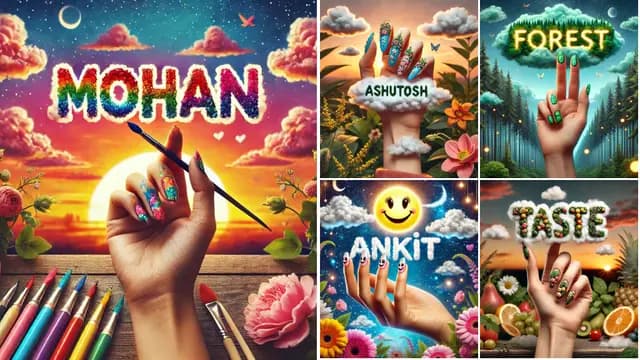 Floral and Nature-Inspired Name Ai Photo Editing Prompt 2025 – Bing Image Creator