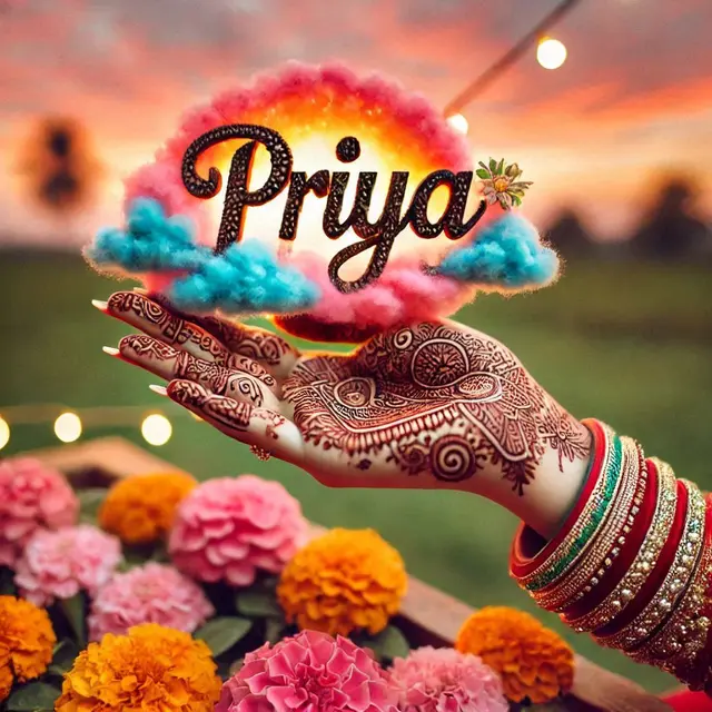 3d name art design